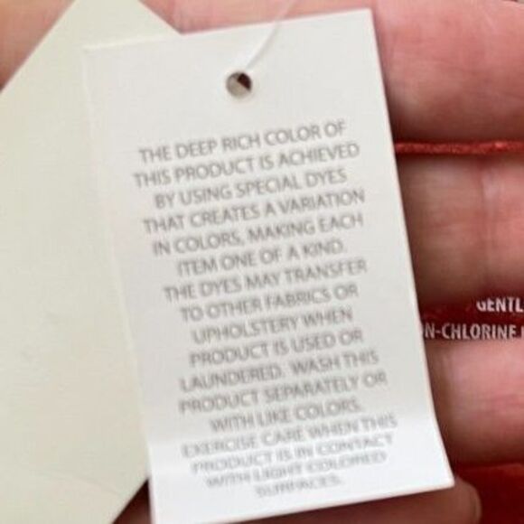 NWT Woodstock Peace Love Music Cotton Red Cotton Blend Sweatshirt New Festival M - Picture 4 of 9